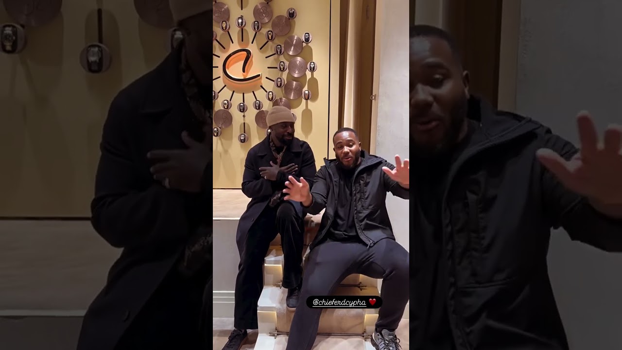 kiddWaya having fun in Paris for his European tour.