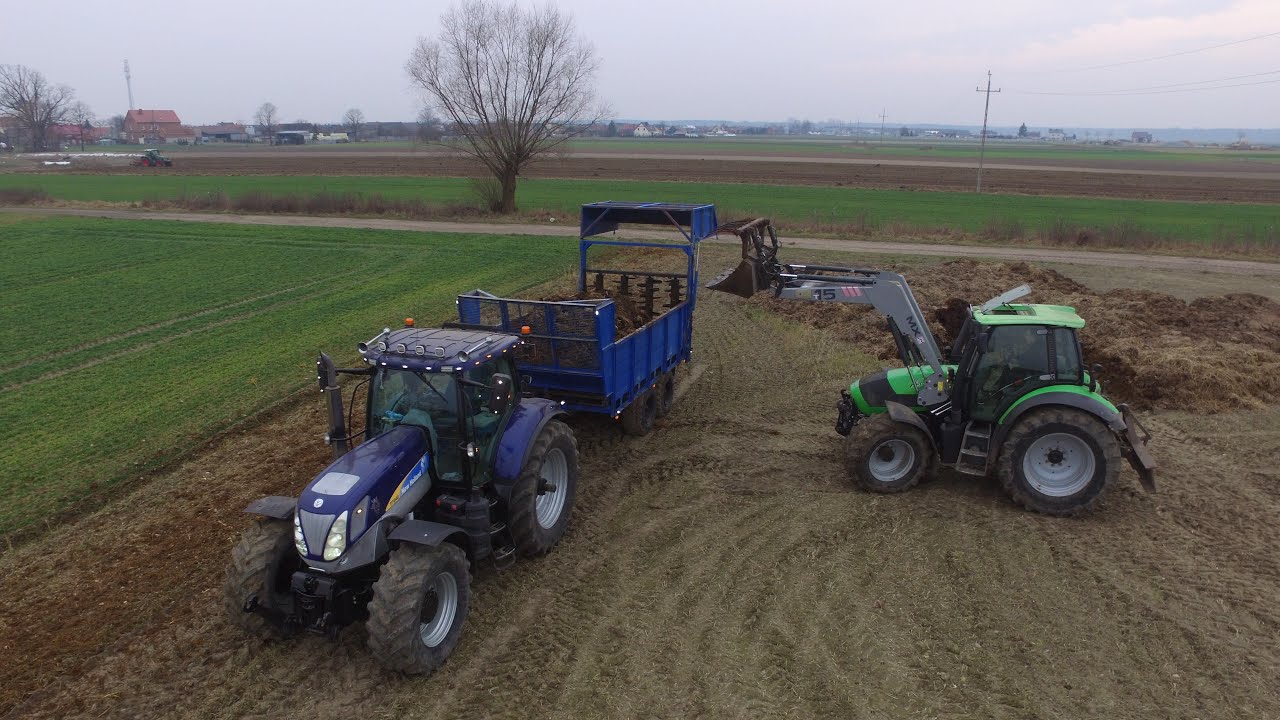 🔥Wywóz obornika 2025☝New Holland& Deutz-fahr w akcji !🔥 Agro&Jopek 🔥
