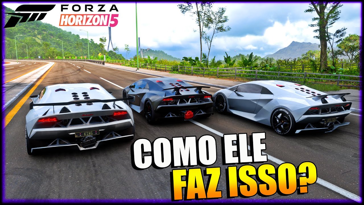 FORZA HORIZON 5 - ESSE CARRO VIRA A RODA TRASEIRA 