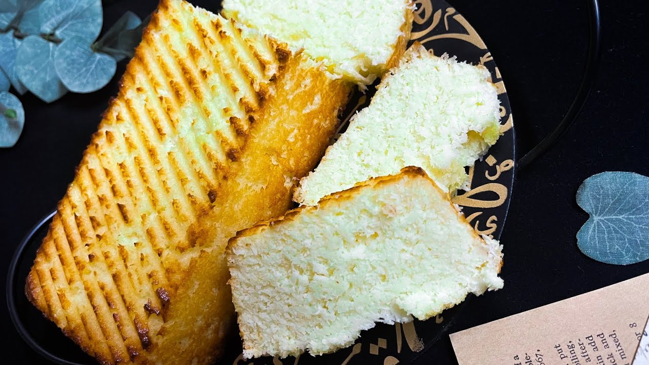 كيكة جوز الهند الصحية بدون دقيق ولا دهون .. لجميع انواع الدايت و مرضى السكر 🥥🧁