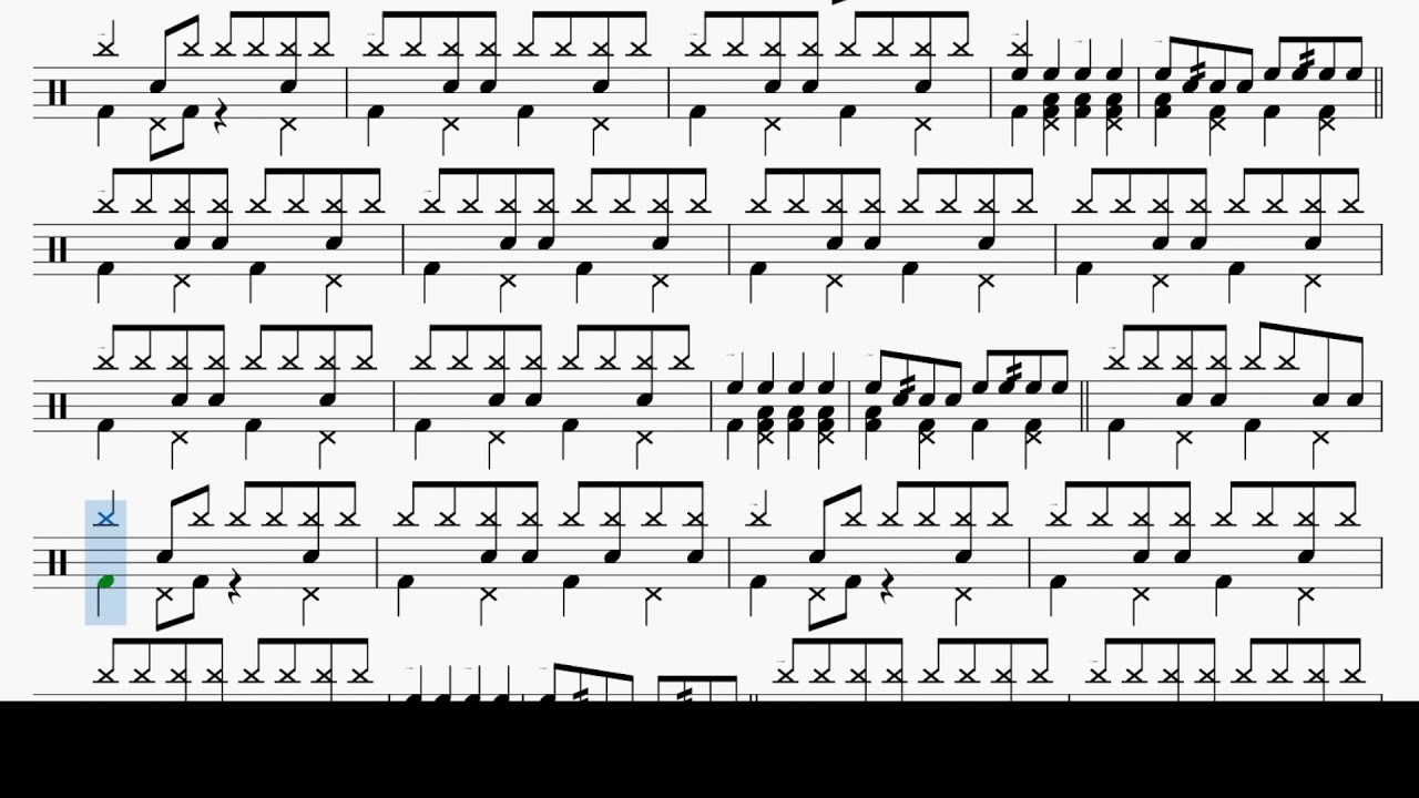 Drums Score : I'm Gonna Sit Right Down And Cry (Over you) - The Beatles