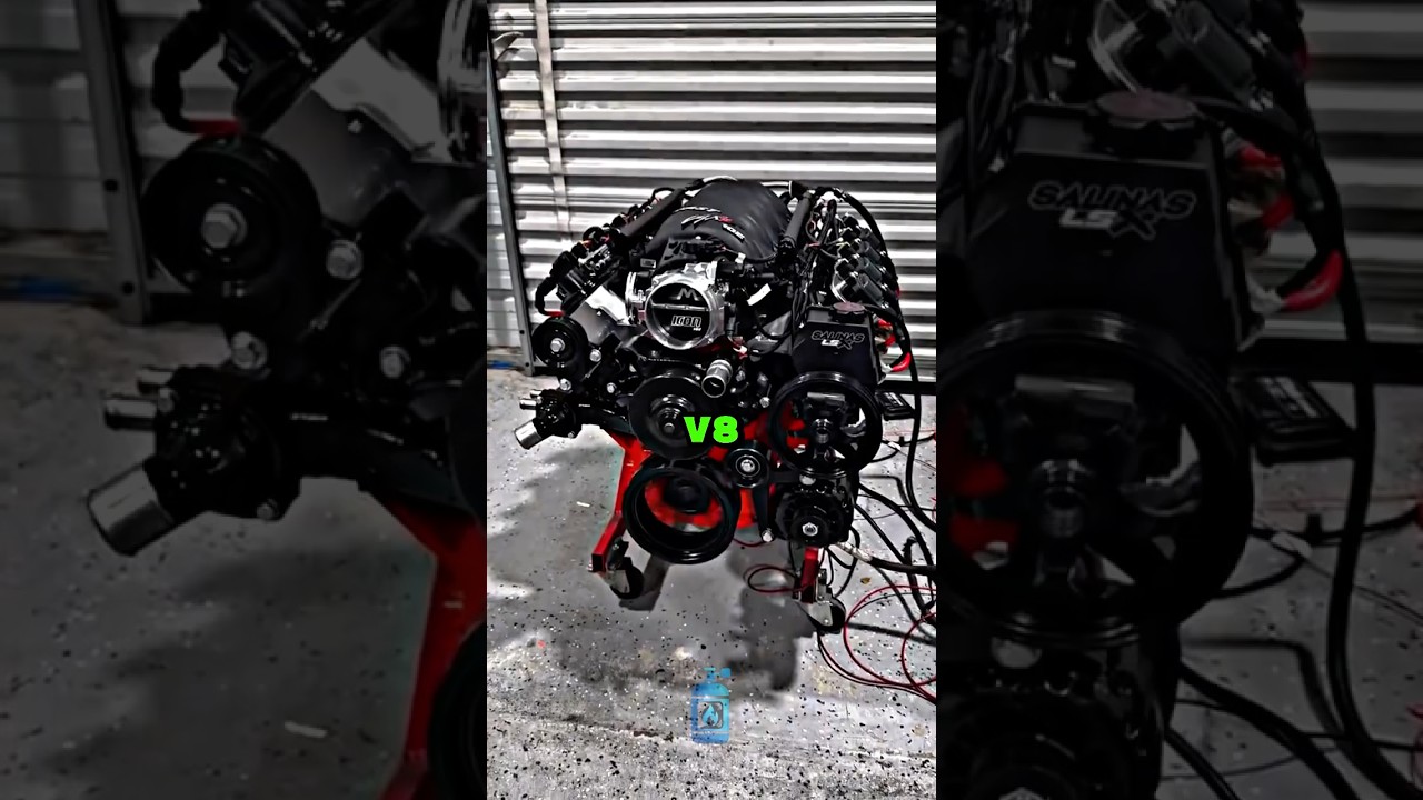 Esse cara colocou o motor V8 em uma picape !💀😅| #carros #auto #supercars
