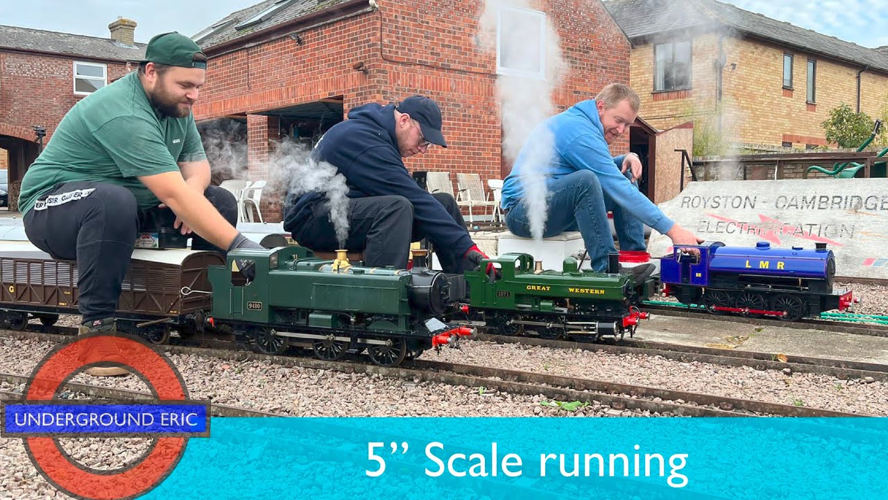 Scale Trains at Brent House Railway - end of summer 2022 - 5 inch gauge steam railway