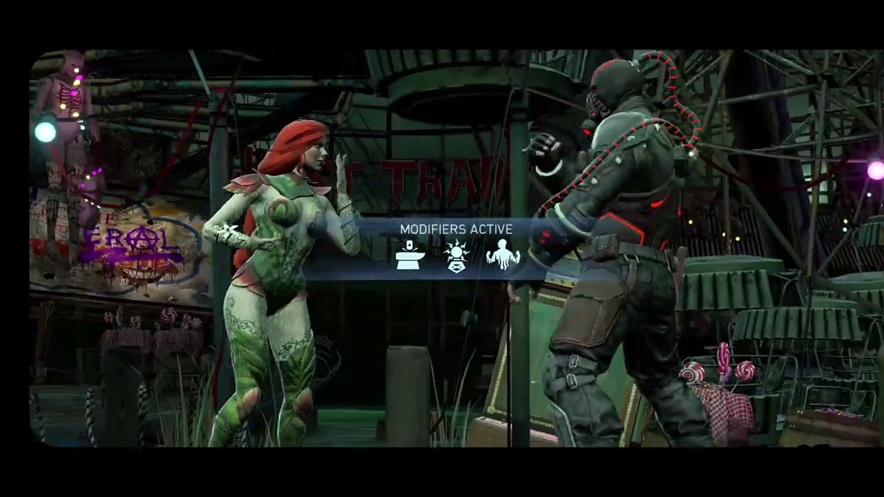Injustice 2 Mobile - Solo Raid Dark Nights Heroic 3 Bane