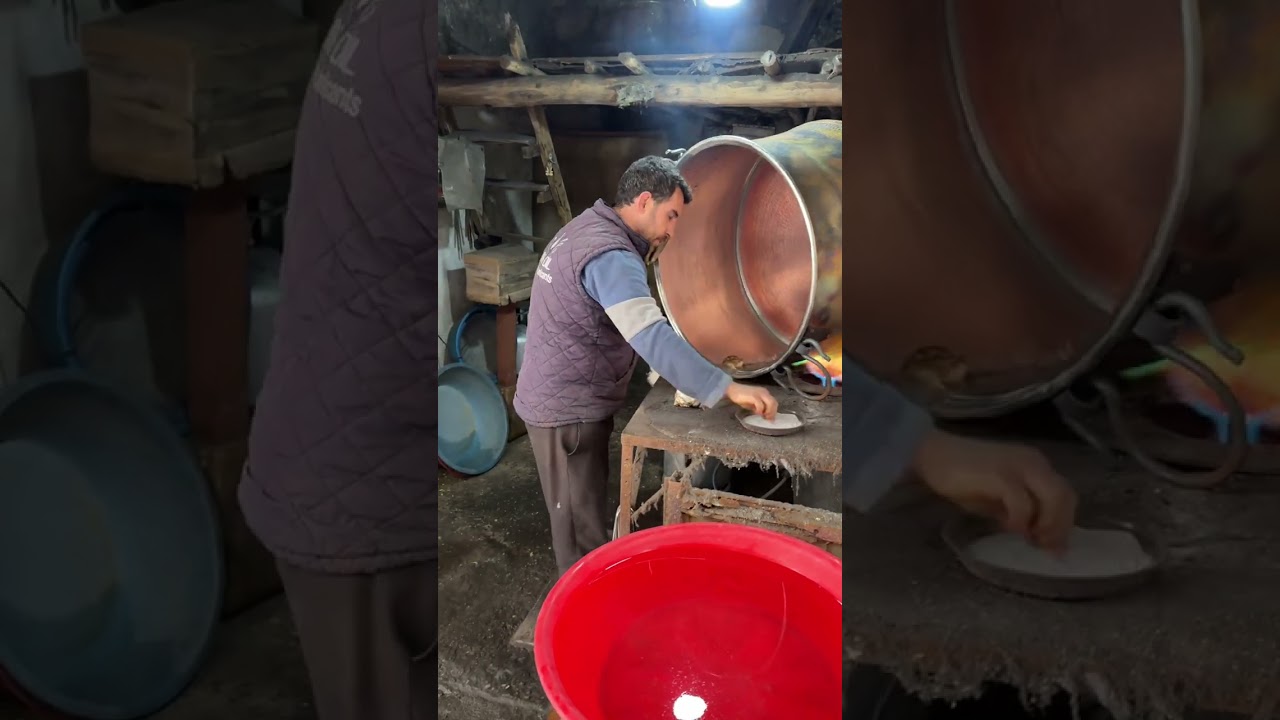 Büyük Bakır Kazan Kalaylama!