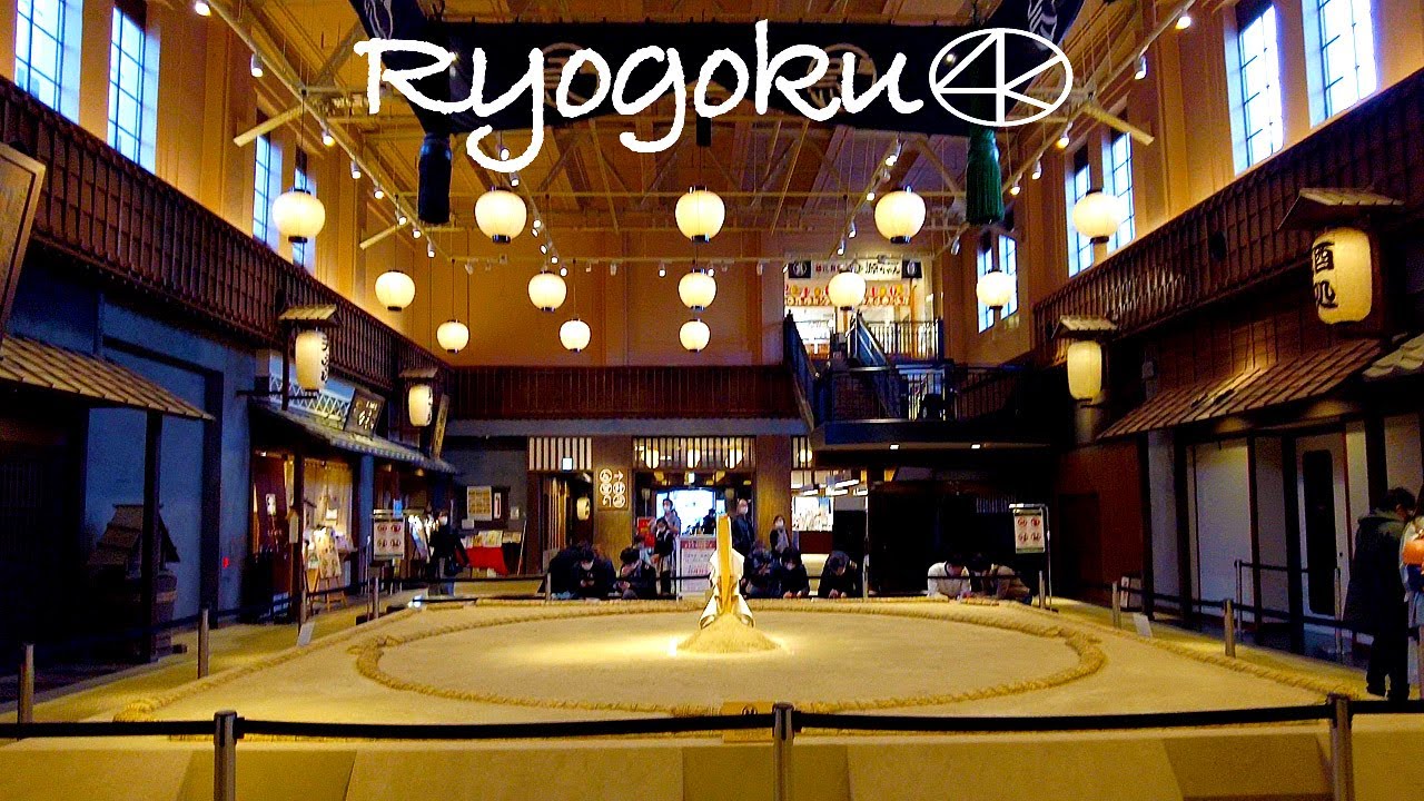 【東京散歩】両国・両国江戸NOREN 4K Around Ryogoku Station