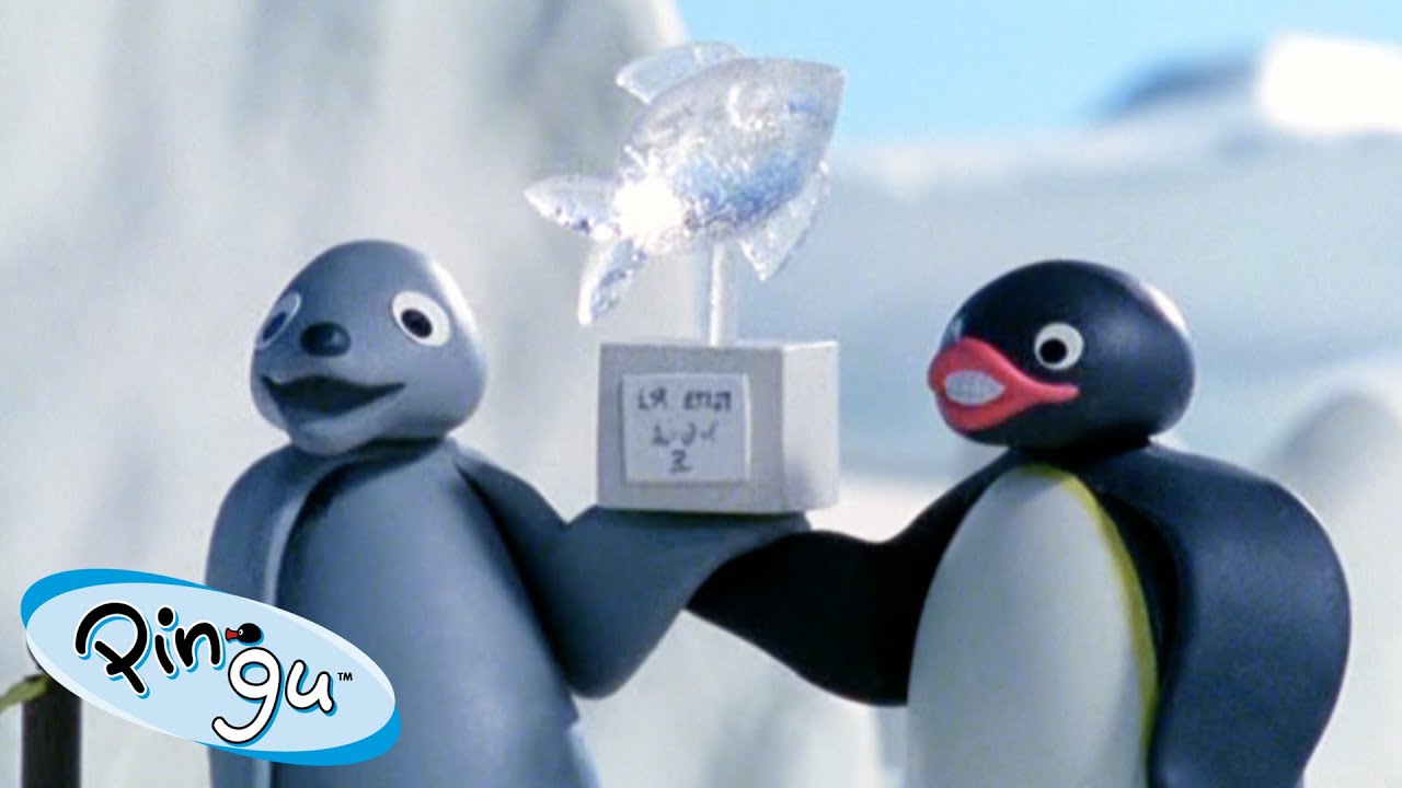 Pingu and Robby Build Ice Sculpture ❄️ 🐧 | Pingu - Official Channel | Cartoons For Kids