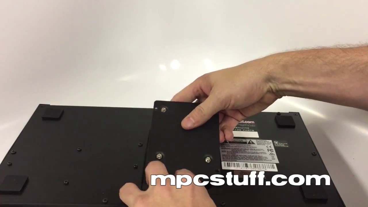 Akai MPC Live 250GB Hard Drive Expanstion Kit Installation - MPCstuff com