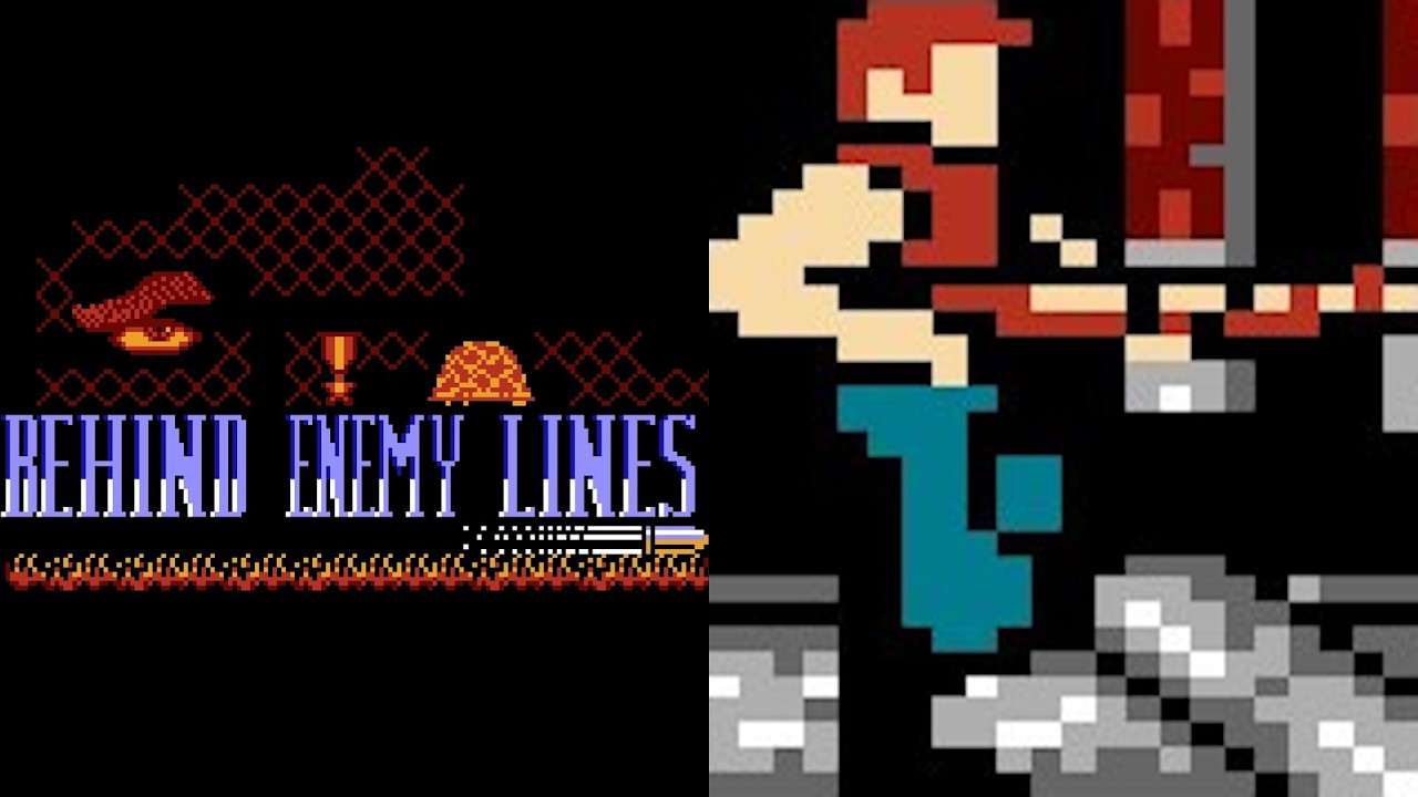 Super C - Behind Enemy Lines (Rom hack) - Bill Rizer - NES Playthrough