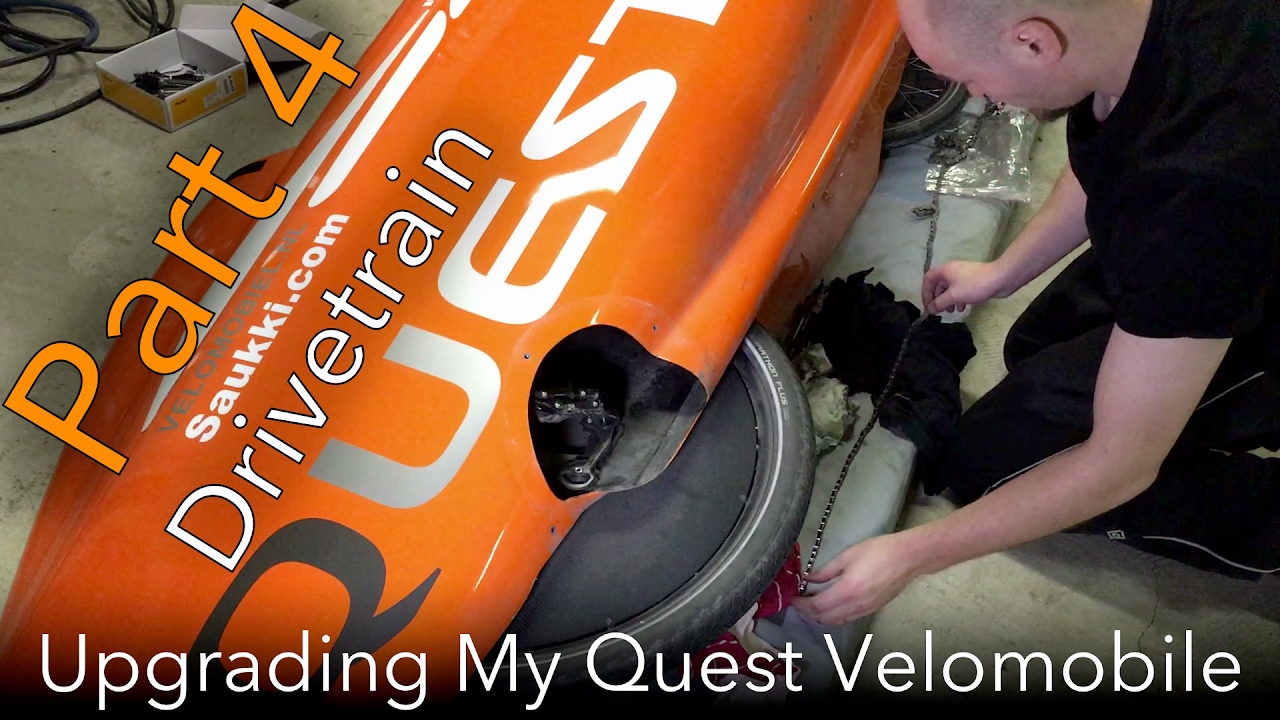 Drivetrain - Upgrading My Quest Velomobile - Part 4