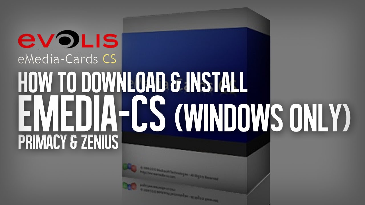 How to download & install Emedia CS Card Designer and do a basic card design