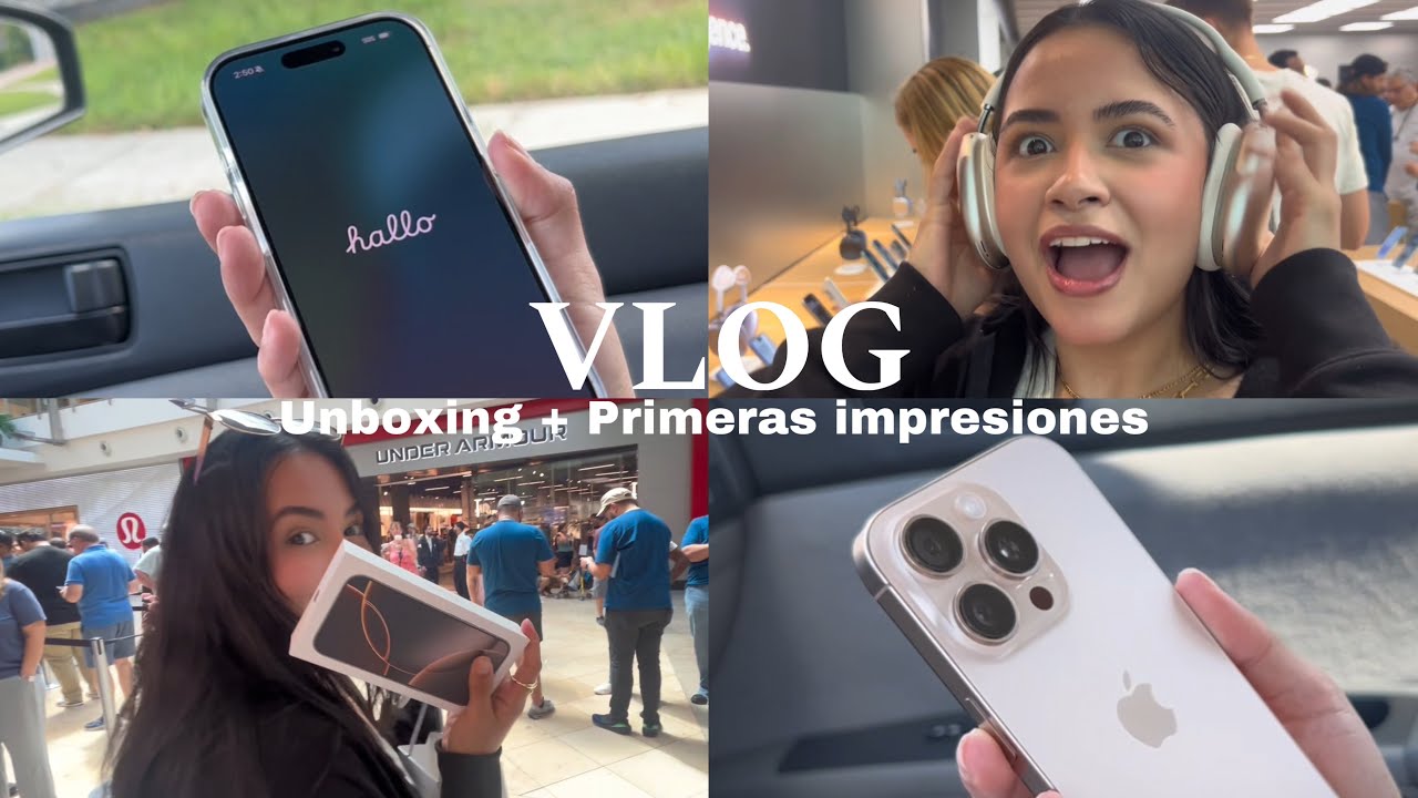 IPHONE 16 PRO DESERT TITANIUM | Vlog de compra, Unboxing