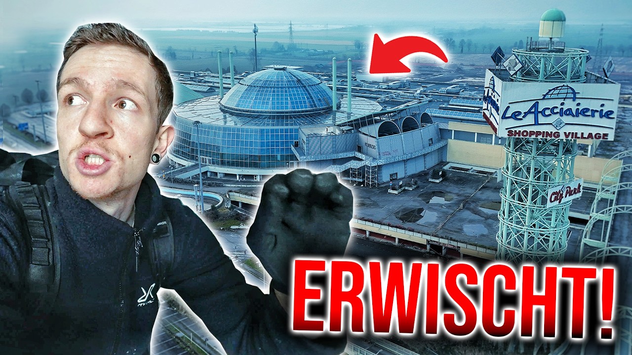 ERWISCHT! POLIZEI STOPPT UNSERE LOST PLACE ERKUNDUNG! Das größte verlassene Einkaufszentrum Europas!