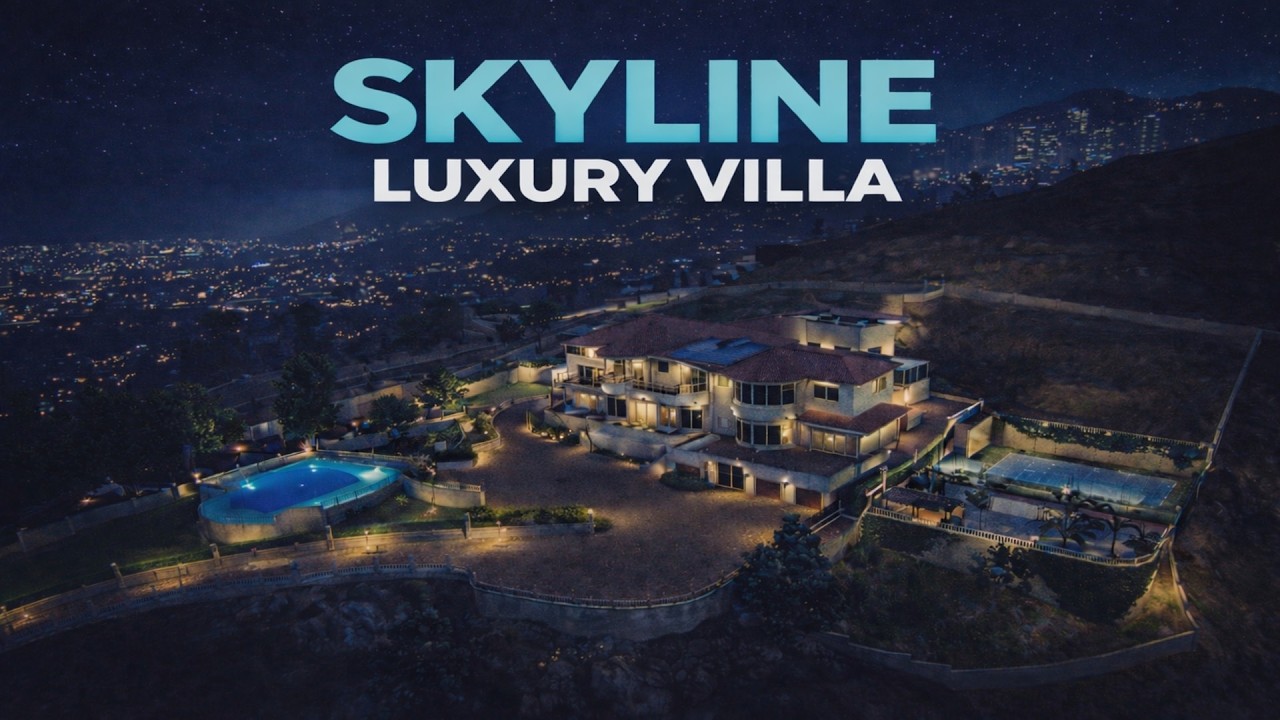 INSANE NEW MANSION MLO! 😱 | Skyline Luxury Villa &ndash; FiveM Mapping Showcase