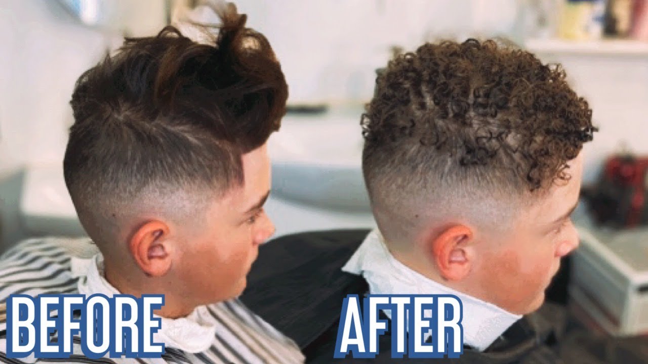 STRAIGHT TO CURLY HAIR! PERM!