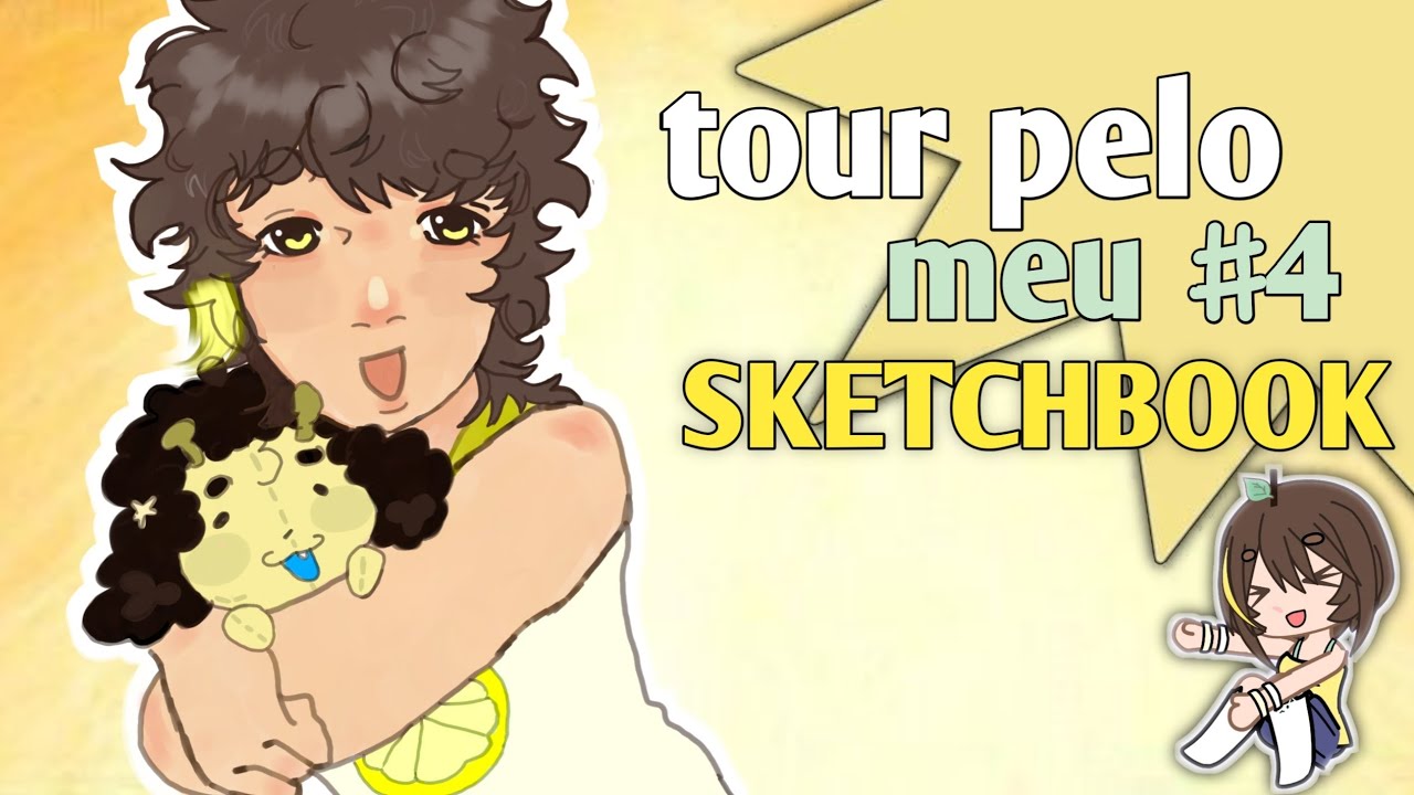 TOUR PELO MEU SKETCHBOOK!! 🍂(@Ikkinj)