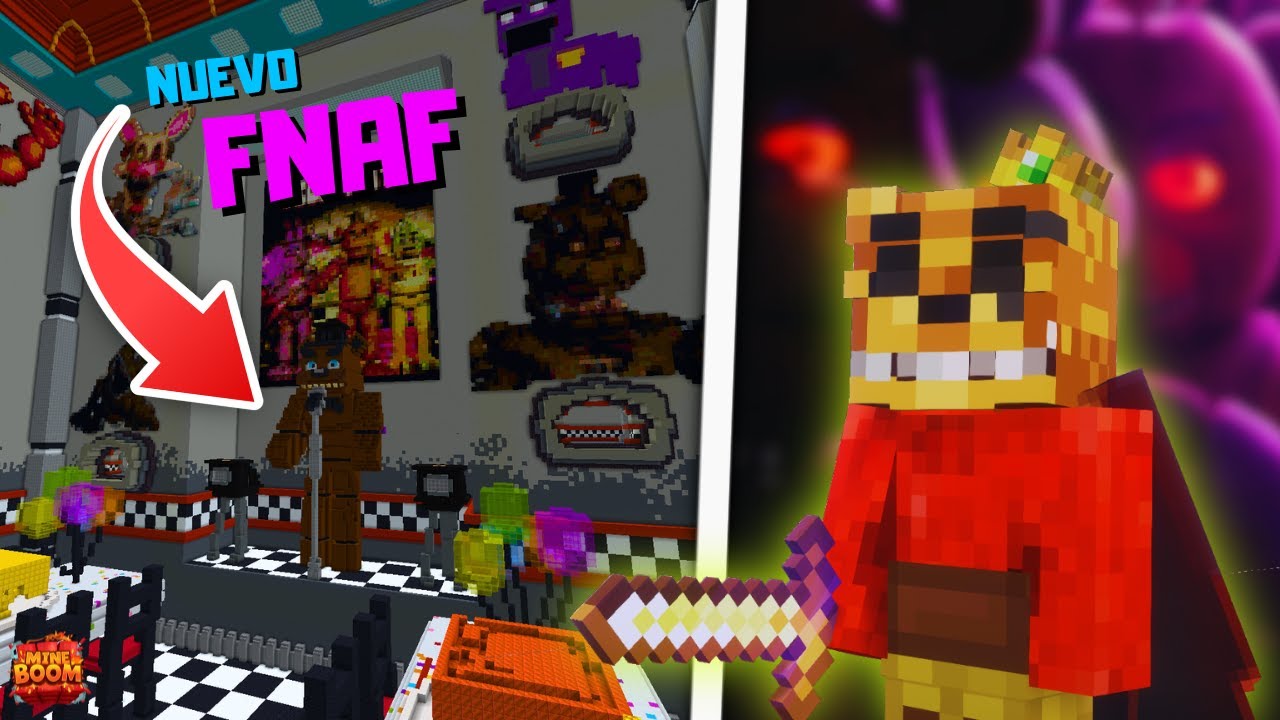 🐻 Pruebo el nuevo Fnaf de MINEBOoM 🐻 /  DOMINAMOS  / FERMOC