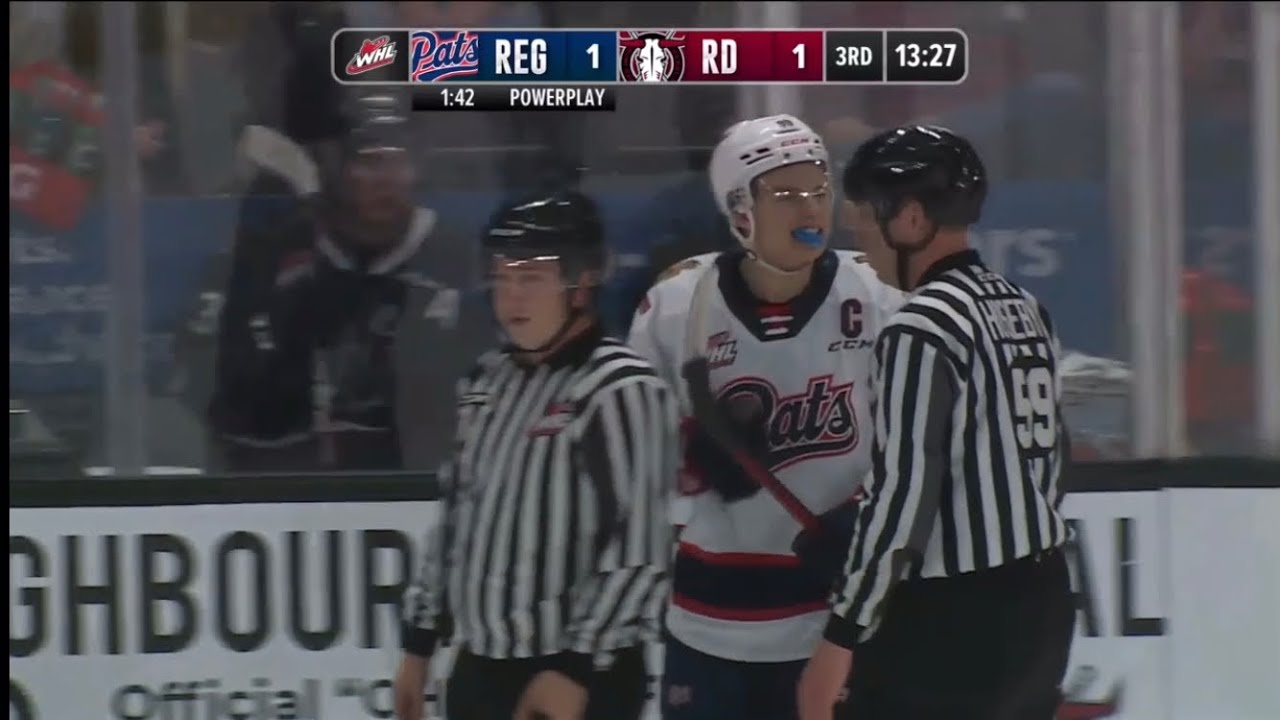Connor Bedard Furious With Bad Penalty