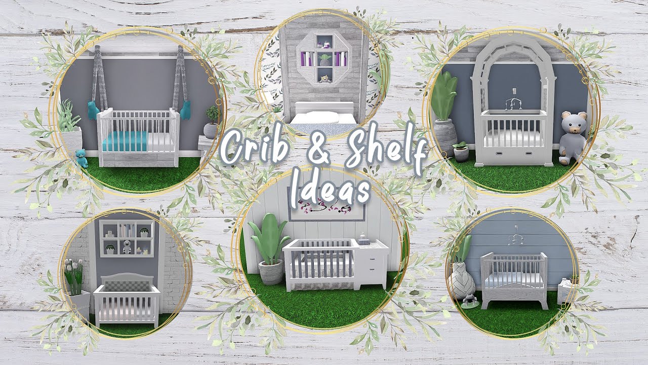 Bloxburg | Baby Crib & Shelf Builds || Nursery Ideas Update  0.9.0 || Plus: Making furniture float