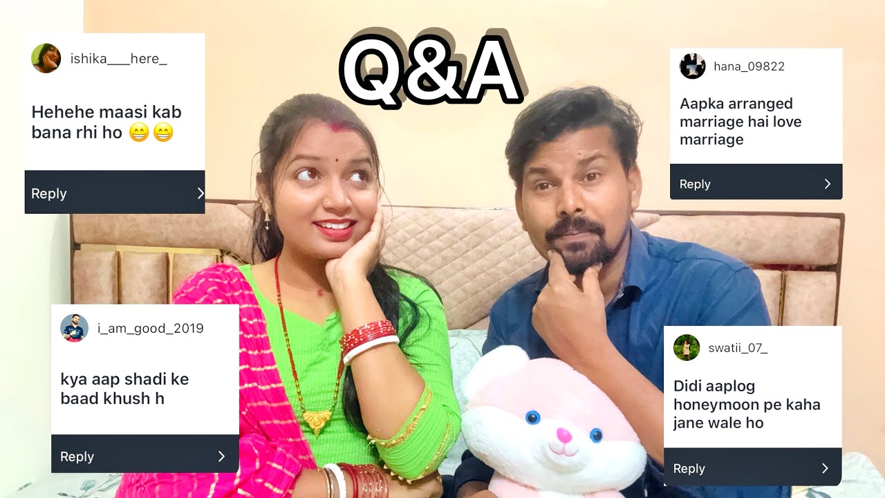 Our first QNA video 😅🙈❤️#qna #laravlog #lakshmidas #firstvlog #firstqna #couple #vlog 