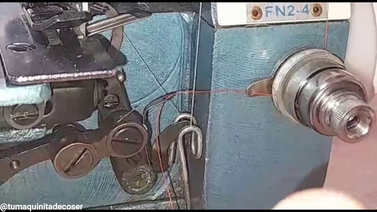 Como enhebrar una Mini Overlock