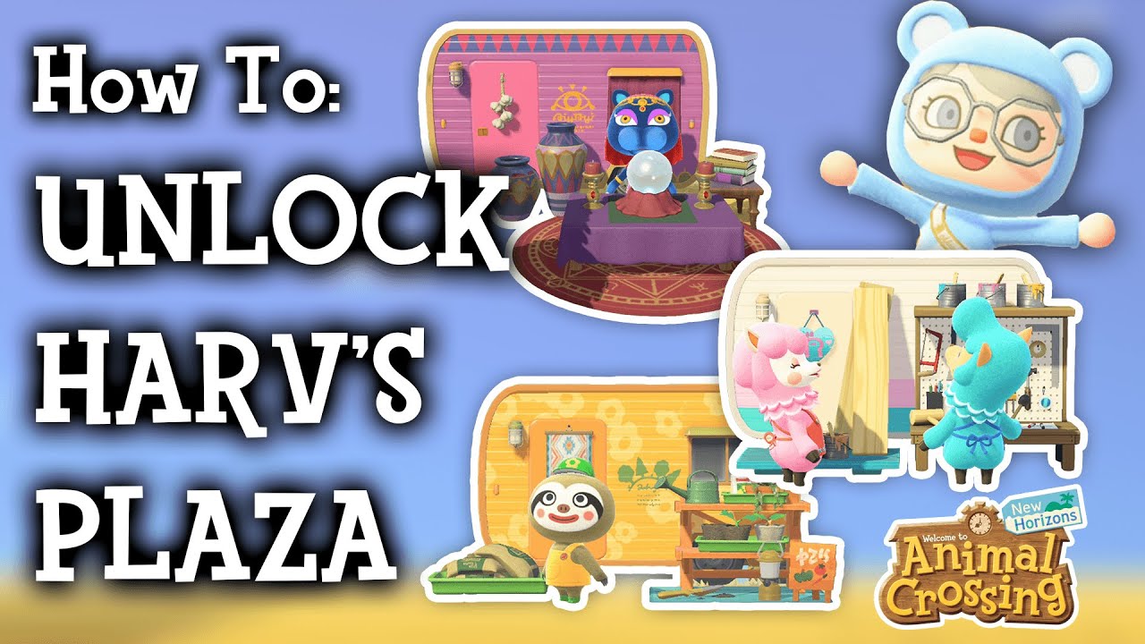 Как открыть Harv's Plaza | Animal Crossing New Horizons