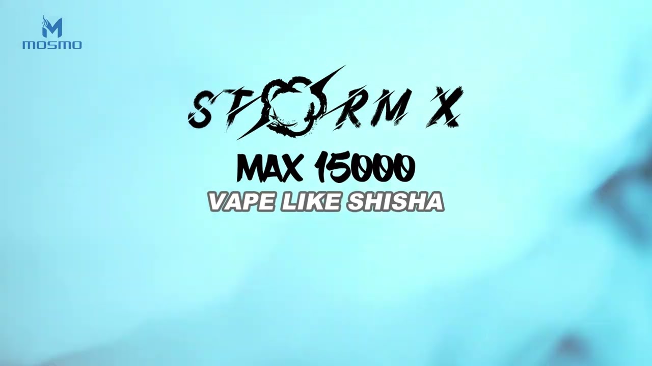 Mosmo Storm X MAX 15000 Classic | Vape Like SHISHA | DTL disposable Vape