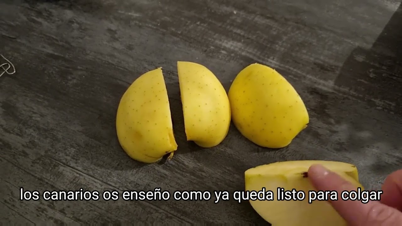 Colgadores de frutas, manzana, naranja etc fácil de hacer
