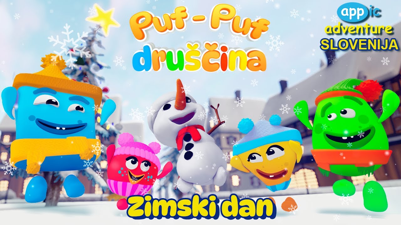 Puf-Puf druščina - Zimski dan