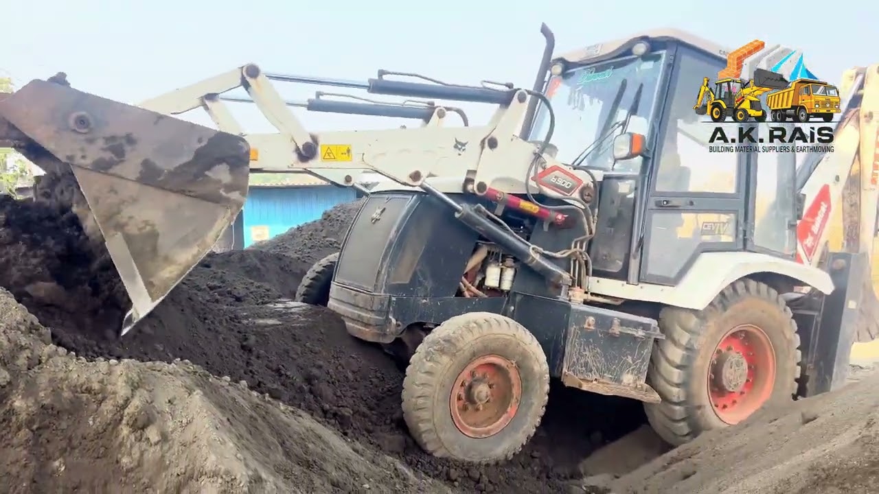 JCB Bobcat B900 Stock Fly ash Dozing #constructionequipment #jcb #bobcatb900 #excavator #farming 