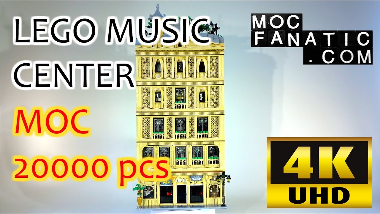 LEGO Music Center Custom Modular Building MOC 20000 pcs 4K UHD
