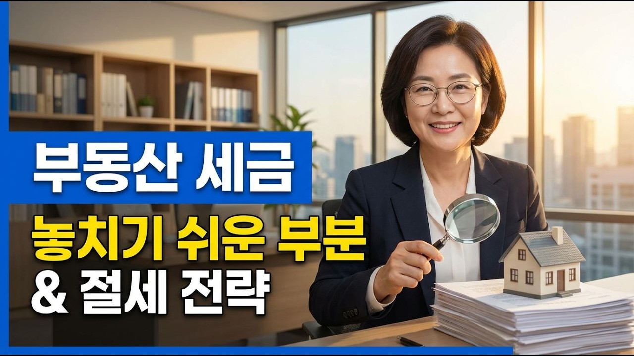 🏡부동산 세금, 놓치기 쉬운 부분과 절세 전략, 당신이 모르는 부동산 세금의 함정은? #부동산세금 #세금폭탄 #부동산거래