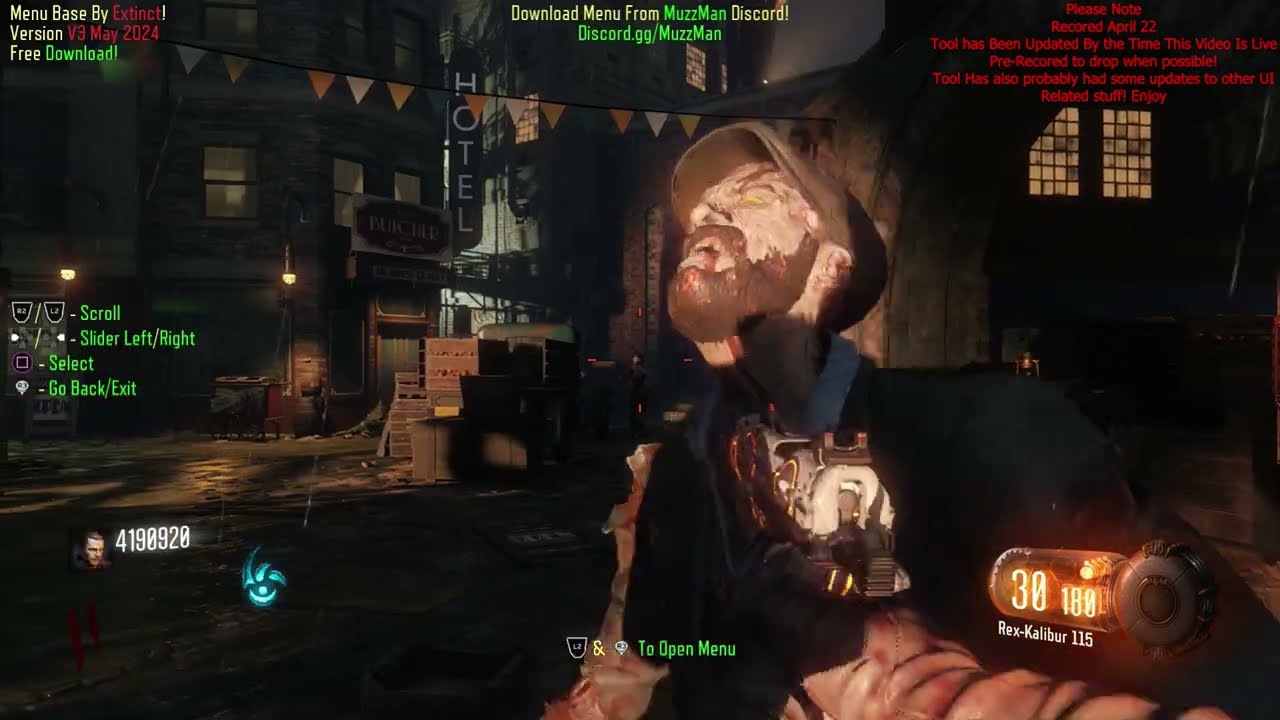 Как получить мод меню Black Ops 3 PS4 5.05 - 11.00 JB | Работает в 2024 году!