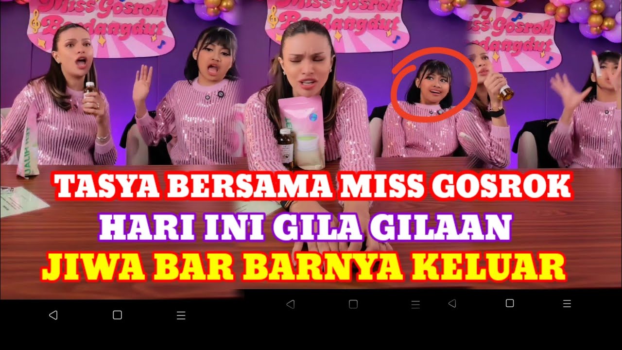 LIVE TASYA D'a7 BERSAMA MISS GOSROK GILA GILAAN SIANG INI, JIWA BAR² NYA KELUAR. 