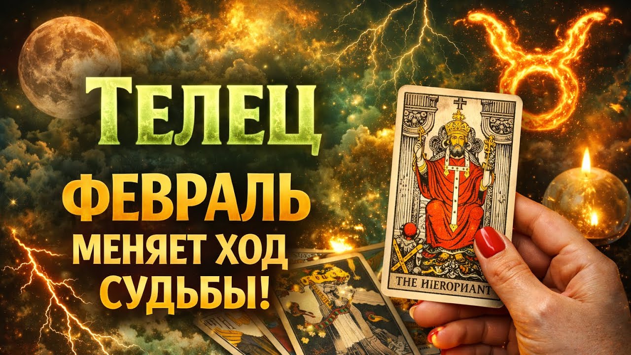 🍀❄️ ТЕЛЕЦ,♉️, ФЕВРАЛЬ МЕНЯЕТ ХОД СУДЬБЫ ♻️🌑🔮 таро | ✨ гороскоп | ⚡ нежданно