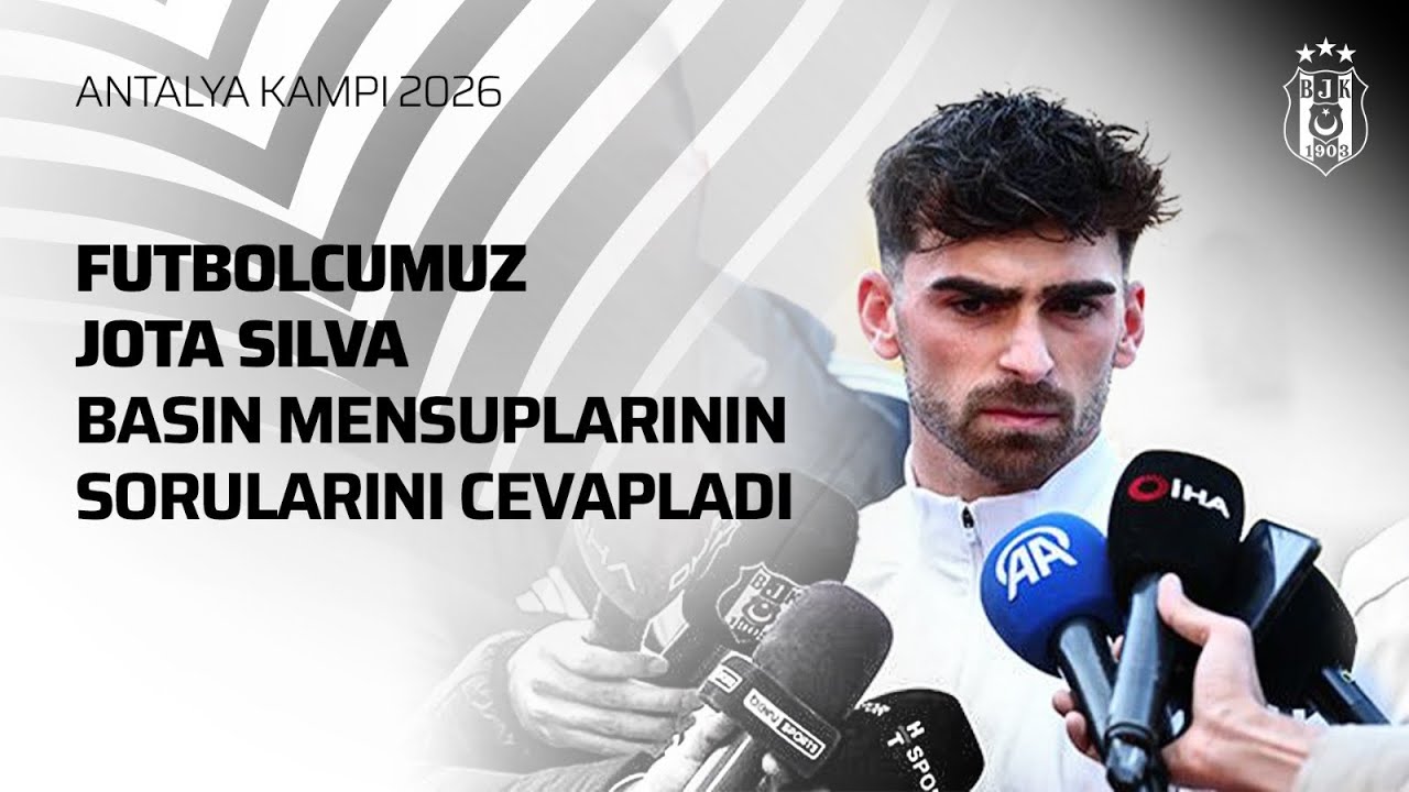 Futbolcumuz Jota Silva Basın Mensuplarının Sorularını Cevaplıyor