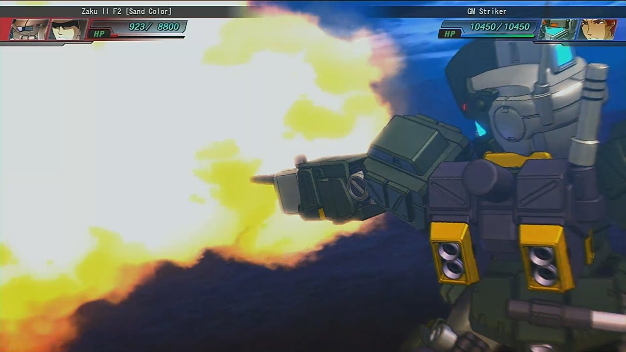 SD Gundam G Generation Genesis - GM All Ver  Attacks