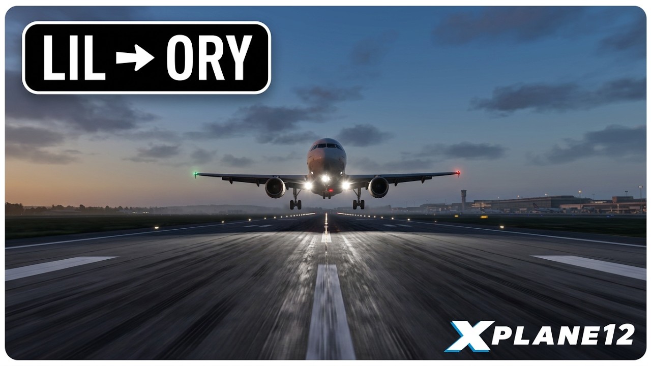 🛬 APPROCHE FINALE À PARIS-ORLY 😳 | Départ Lille (Ultra Réaliste)