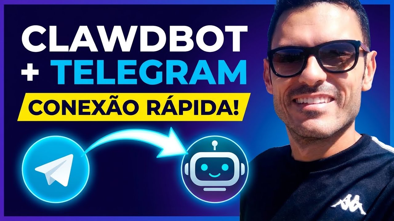 Como Conectar o CLAWDBOT no TELEGRAM (R&aacute;pido e F&aacute;cil!) 🤖!