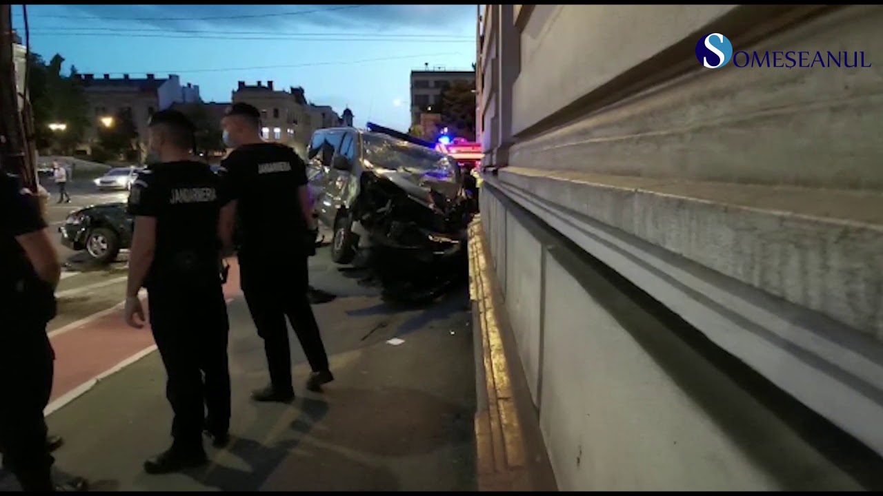 Accident duba Jandarmerie Cluj