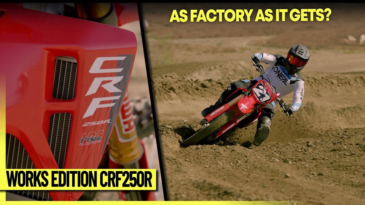 We Test the Works Edition 2025 Honda CRF250R!