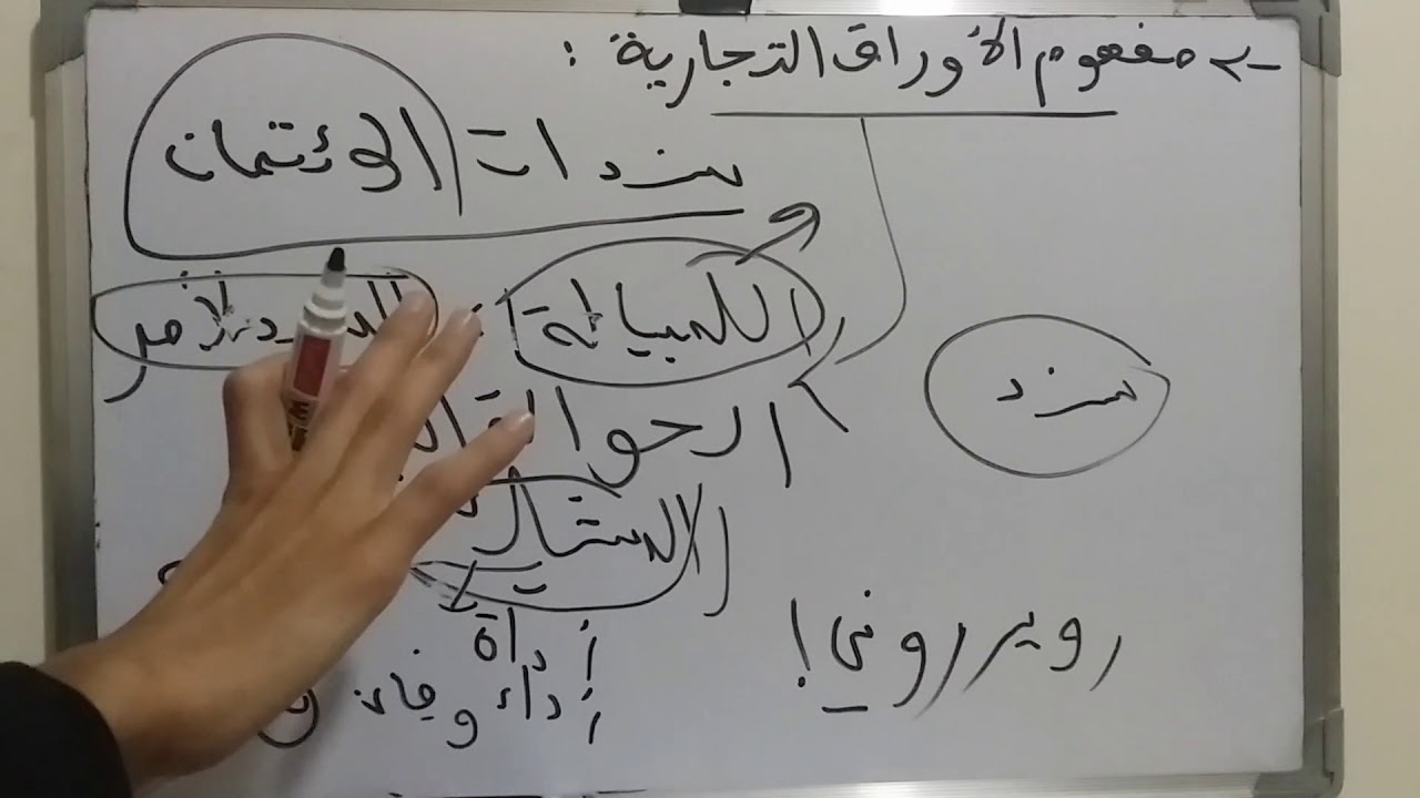 وسائل الأداء والإئتمان s4 / مفهوم وخصائص الأوراق التجارية و وظائفها / الجزء الأول