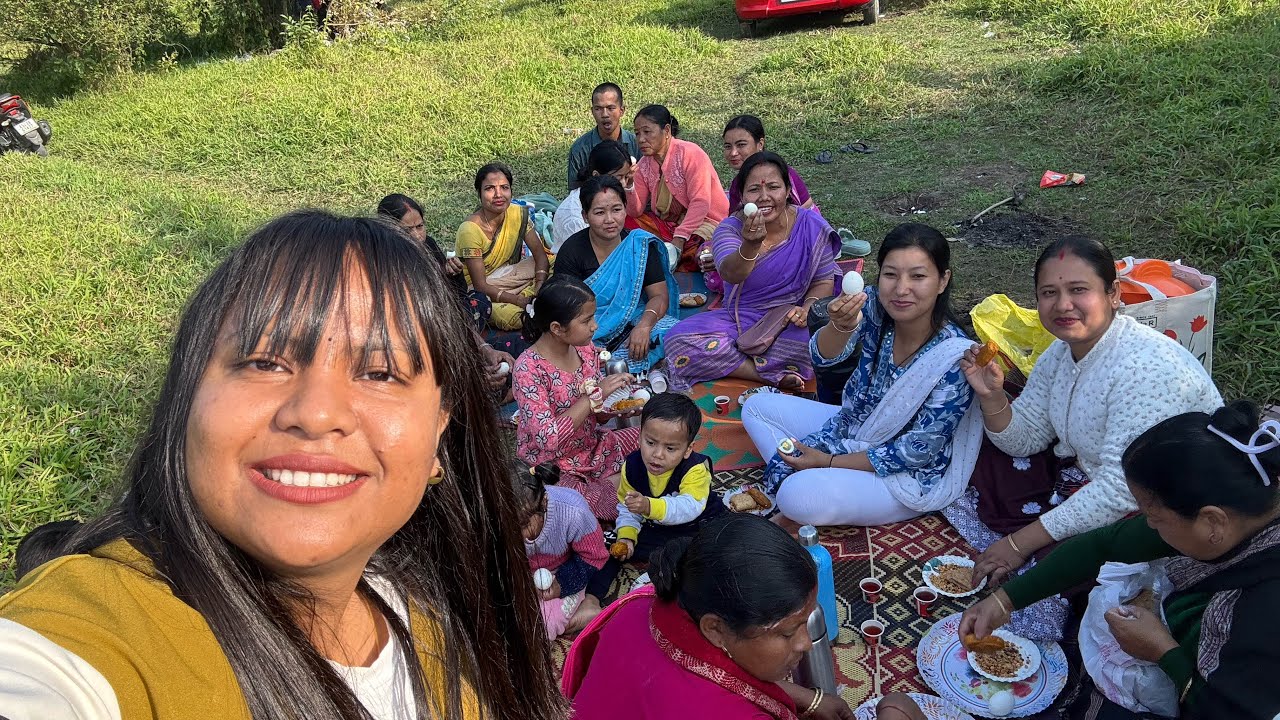 Pure Happiness: Picnic with Our Village People@NEELAKASHDAS@angusmitagogoi3676 @barbiborgohain9616 