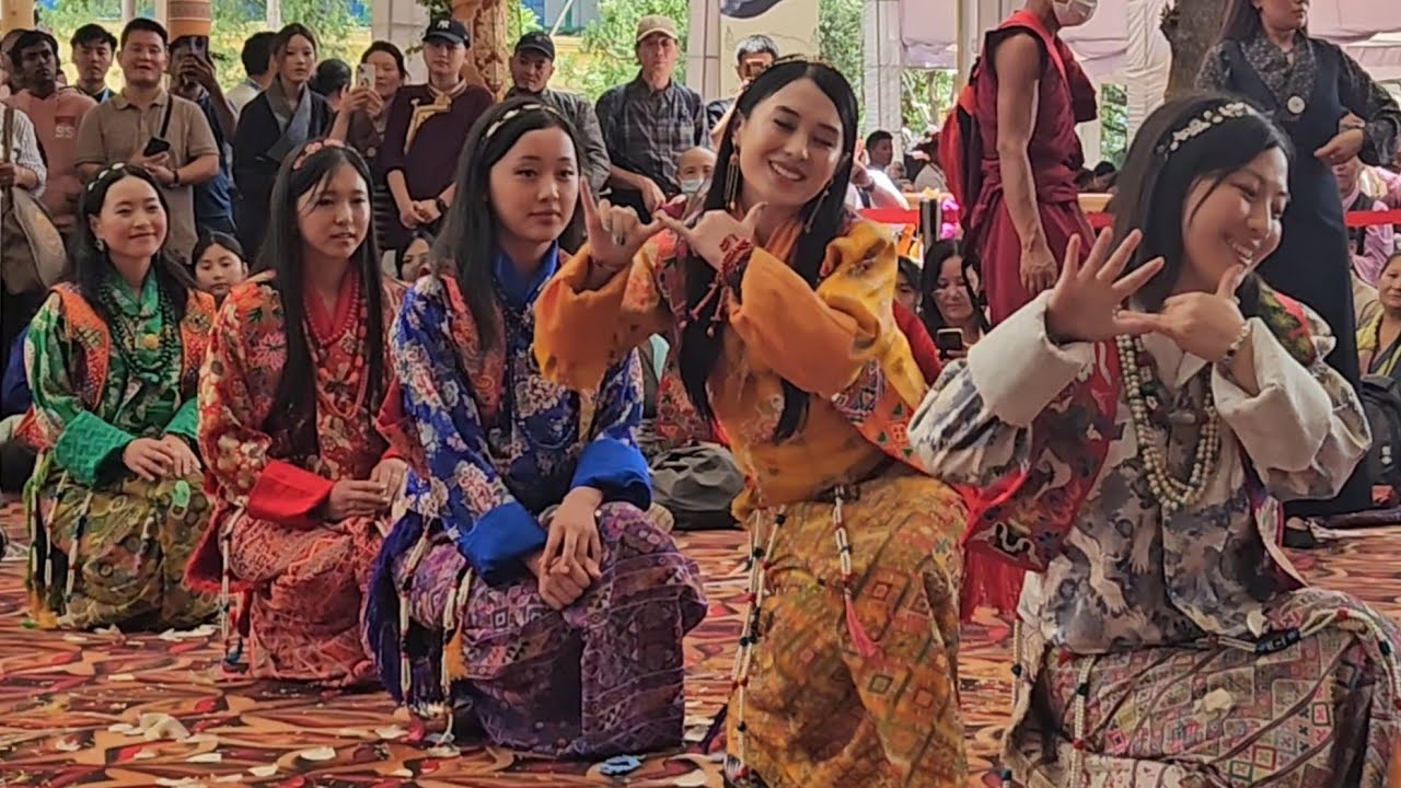 Bhutanese dance performance during Gothon celebration// 6th July '25 // Bhutanese dance performance