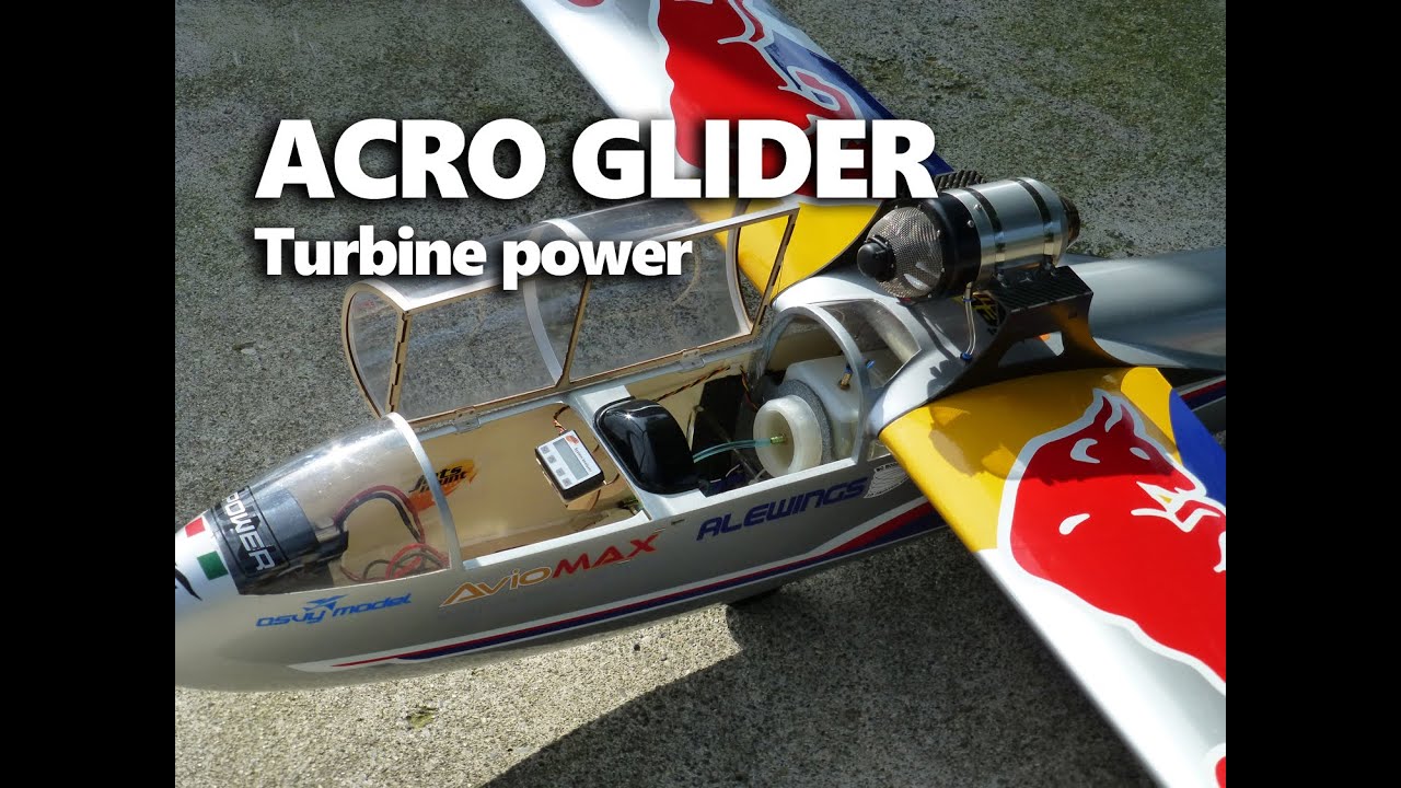 ACRO Blanik Turbine Glider RC. Crazy Flight!