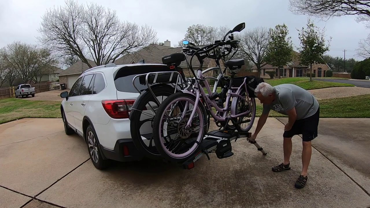Pedegos on my Thule EasyFold XT 2