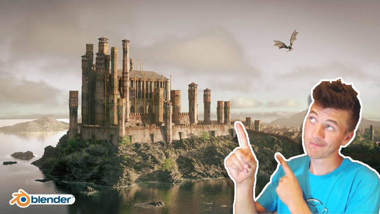Create a Castle in Blender in under 60 minutes!