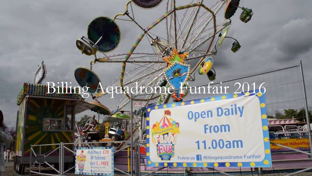 Billing Aquadrome Funfair 2016. 1080p HD.