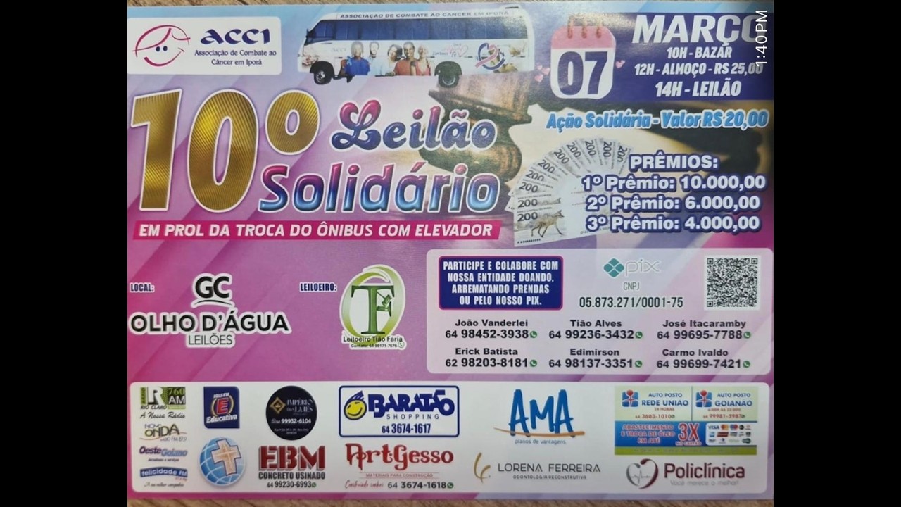 GC Olho D'Água Leilões 07/03/2026