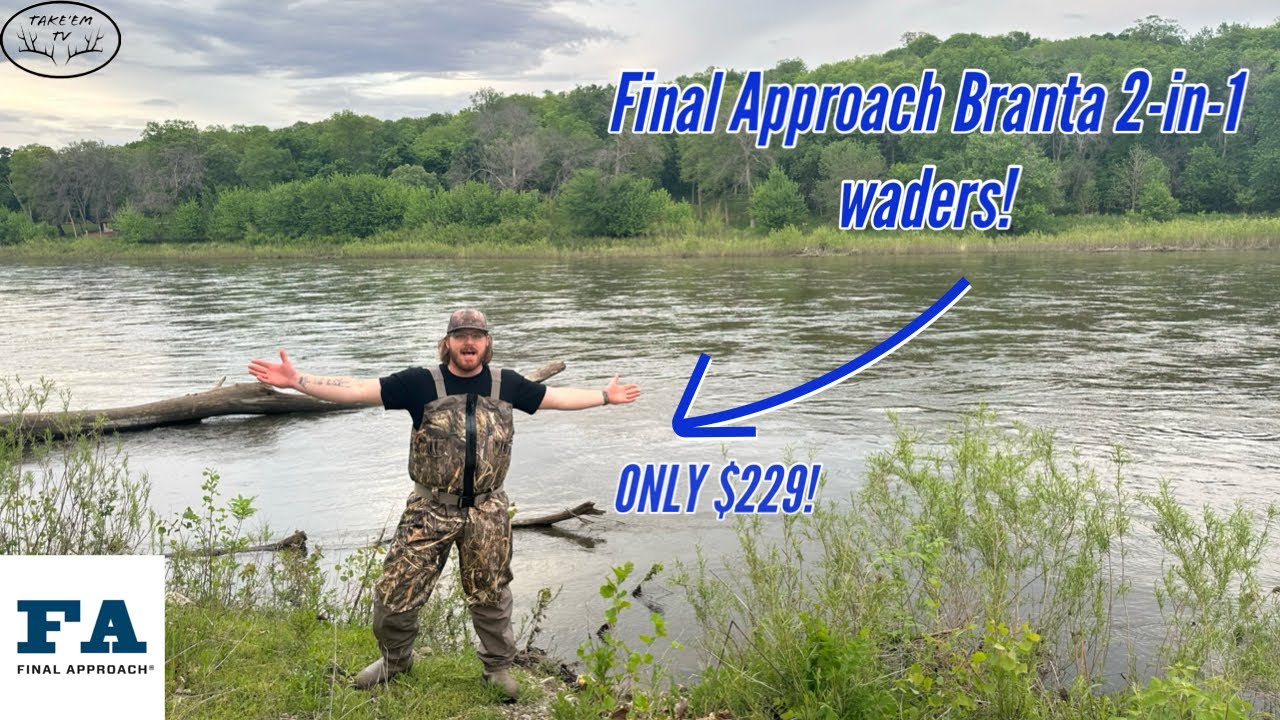 Final Approach Branta 2-in-1 insulated waders. (HUGE SALE GOING ON NOW!)